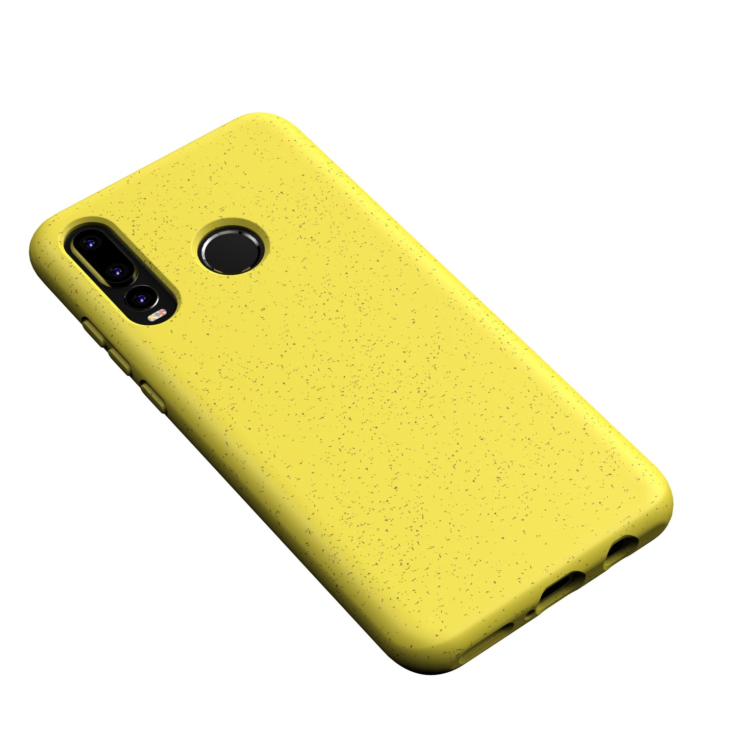 For Huawei P30 Lite / nova 4e / P30 Lite New Edition Starry Sky Series Eco-Friendly Degradable Case Smooth Tough Wheat Straw + TPU Matte Phone Cover