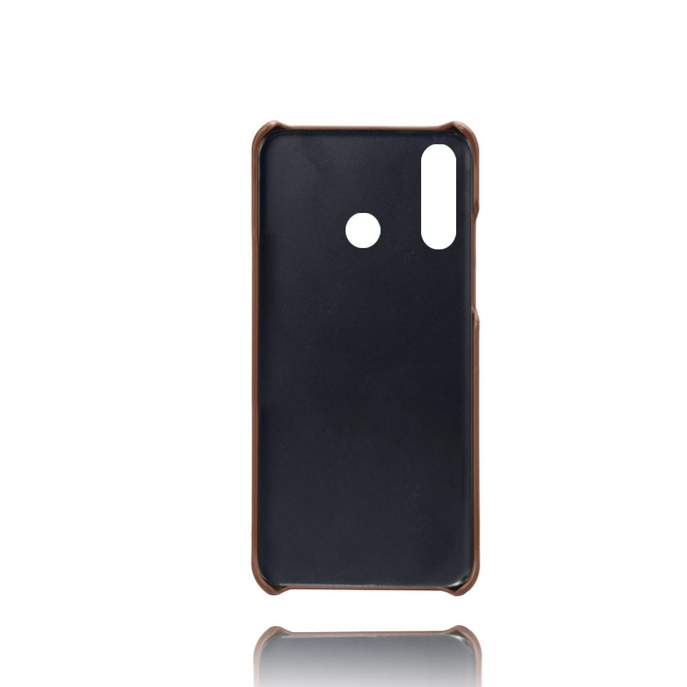 For Huawei P30 Lite / nova 4e PU Leather Coated PC Mobile Casing with Dual Card Slots
