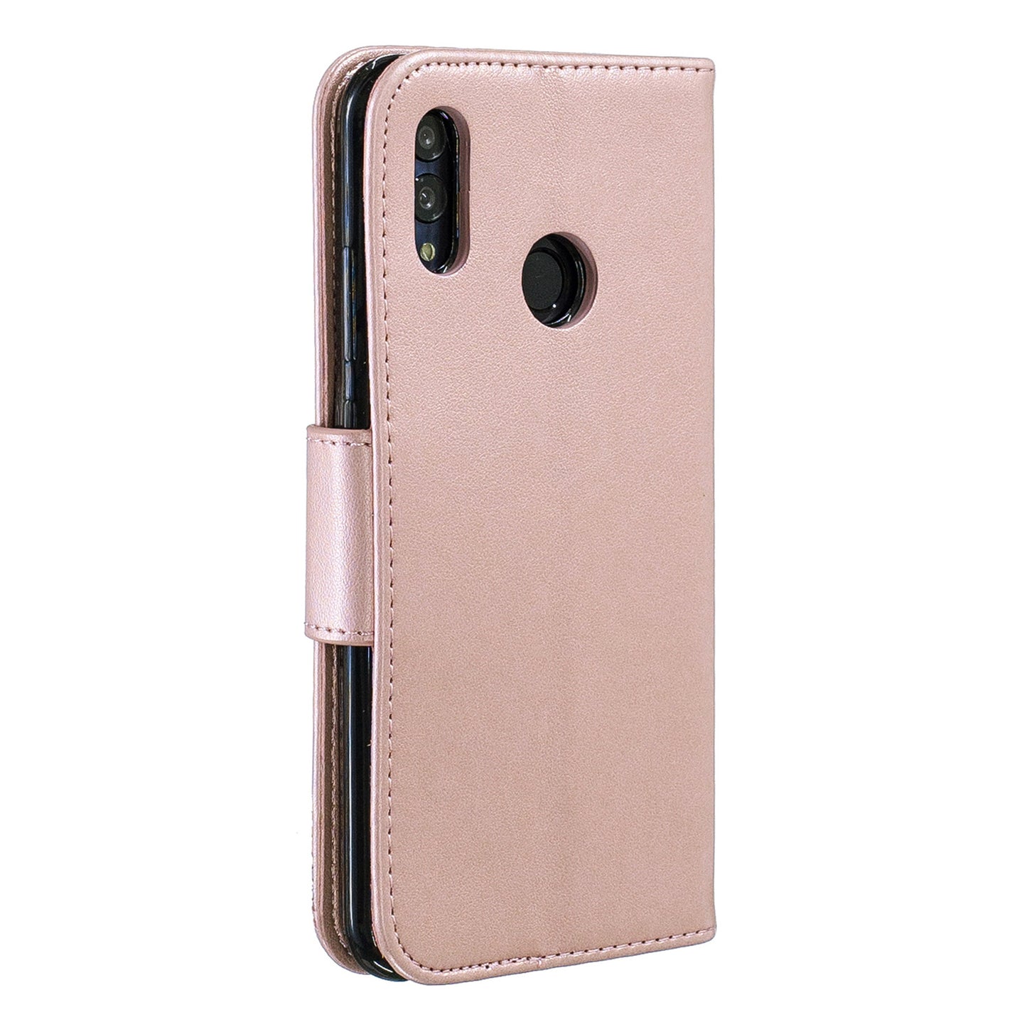For Huawei P Smart (2019) / Honor 10 Lite PU Leather Imprint Butterflies Phone Case