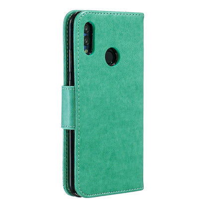 For Huawei P Smart (2019) / Honor 10 Lite PU Leather Imprint Butterflies Phone Case