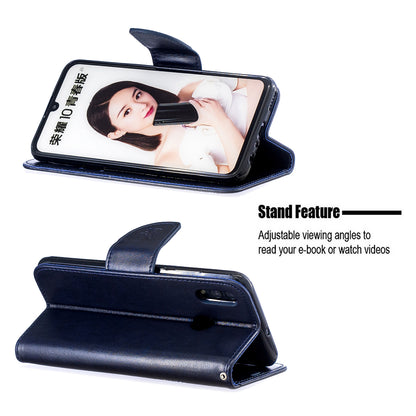 For Huawei P Smart (2019) / Honor 10 Lite PU Leather Imprint Butterflies Phone Case