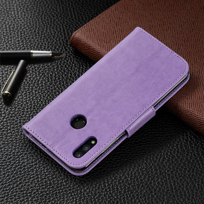 For Huawei P Smart (2019) / Honor 10 Lite PU Leather Imprint Butterflies Phone Case