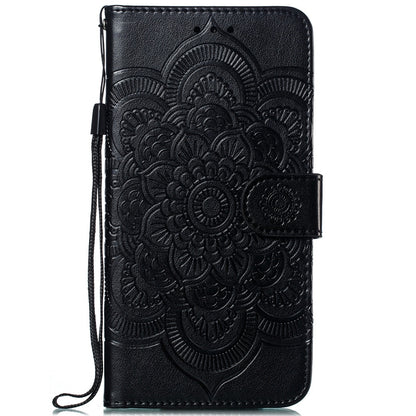 For Huawei P30 Lite/nova 4e/P30 lite New Edition Imprint Mandala Flower Phone Cover Case Leather Wallet