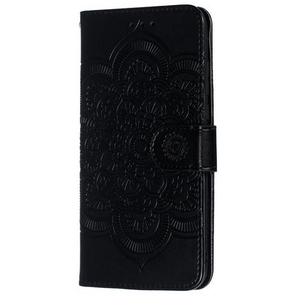 For Huawei P30 Lite/nova 4e/P30 lite New Edition Imprint Mandala Flower Phone Cover Case Leather Wallet