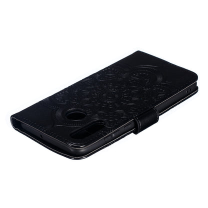 For Huawei P30 Lite/nova 4e/P30 lite New Edition Imprint Mandala Flower Phone Cover Case Leather Wallet
