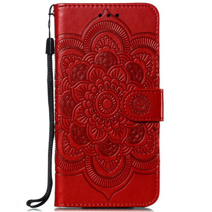 For Huawei P30 Lite/nova 4e/P30 lite New Edition Imprint Mandala Flower Phone Cover Case Leather Wallet