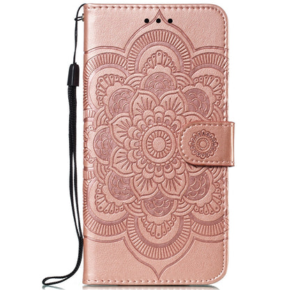 For Huawei P30 Lite/nova 4e/P30 lite New Edition Imprint Mandala Flower Phone Cover Case Leather Wallet