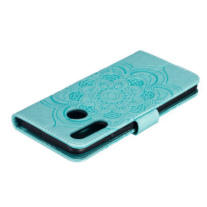For Huawei P30 Lite/nova 4e/P30 lite New Edition Imprint Mandala Flower Phone Cover Case Leather Wallet