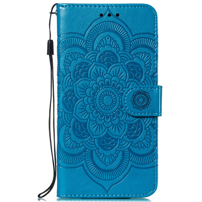 For Huawei P30 Lite/nova 4e/P30 lite New Edition Imprint Mandala Flower Phone Cover Case Leather Wallet