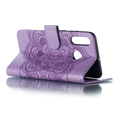 For Huawei P30 Lite/nova 4e/P30 lite New Edition Imprint Mandala Flower Phone Cover Case Leather Wallet