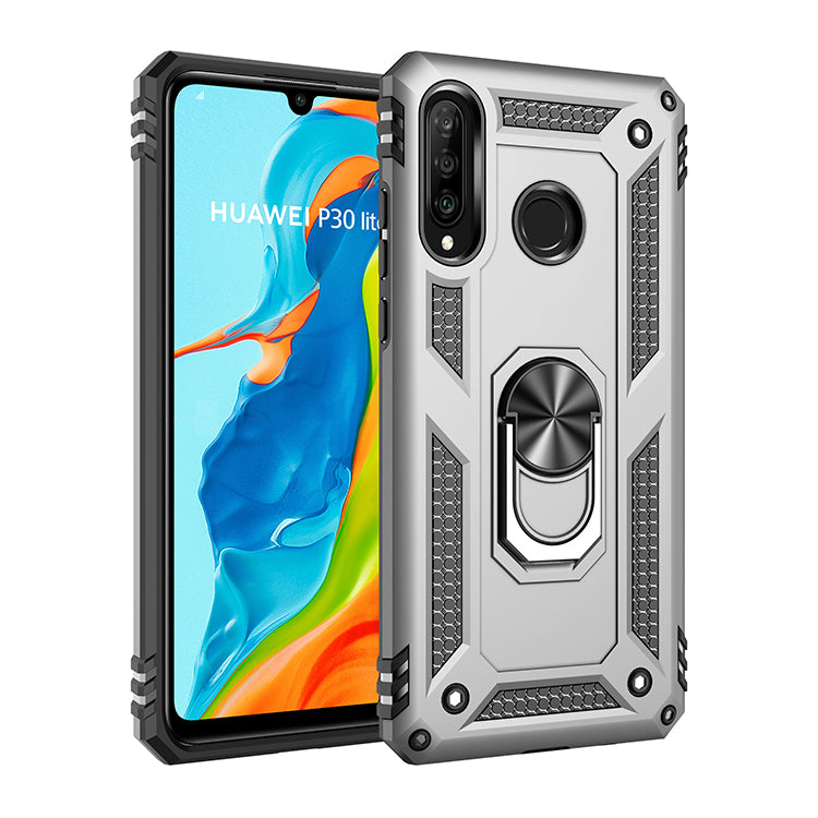 Hybrid PC TPU Kickstand Armor Phone Casing for Huawei P30 Lite / nova 4e / P30 Lite New Edition