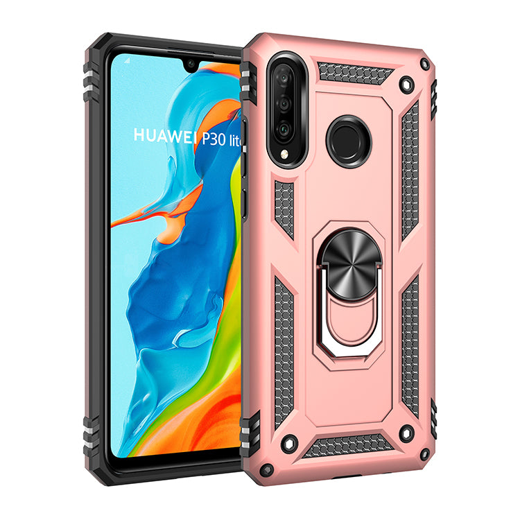 Hybrid PC TPU Kickstand Armor Phone Casing for Huawei P30 Lite / nova 4e / P30 Lite New Edition