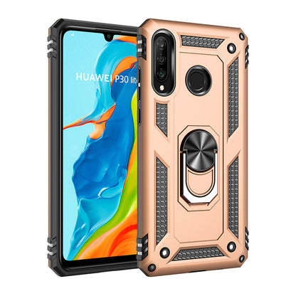 Hybrid PC TPU Kickstand Armor Phone Casing for Huawei P30 Lite / nova 4e / P30 Lite New Edition
