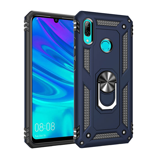 2 in 1 360 Degree TPU+PC+Metal Phone Cover with Kickstand for Huawei P Smart (2019) / Honor 10 Lite / Nova Lite 3 (Japan)