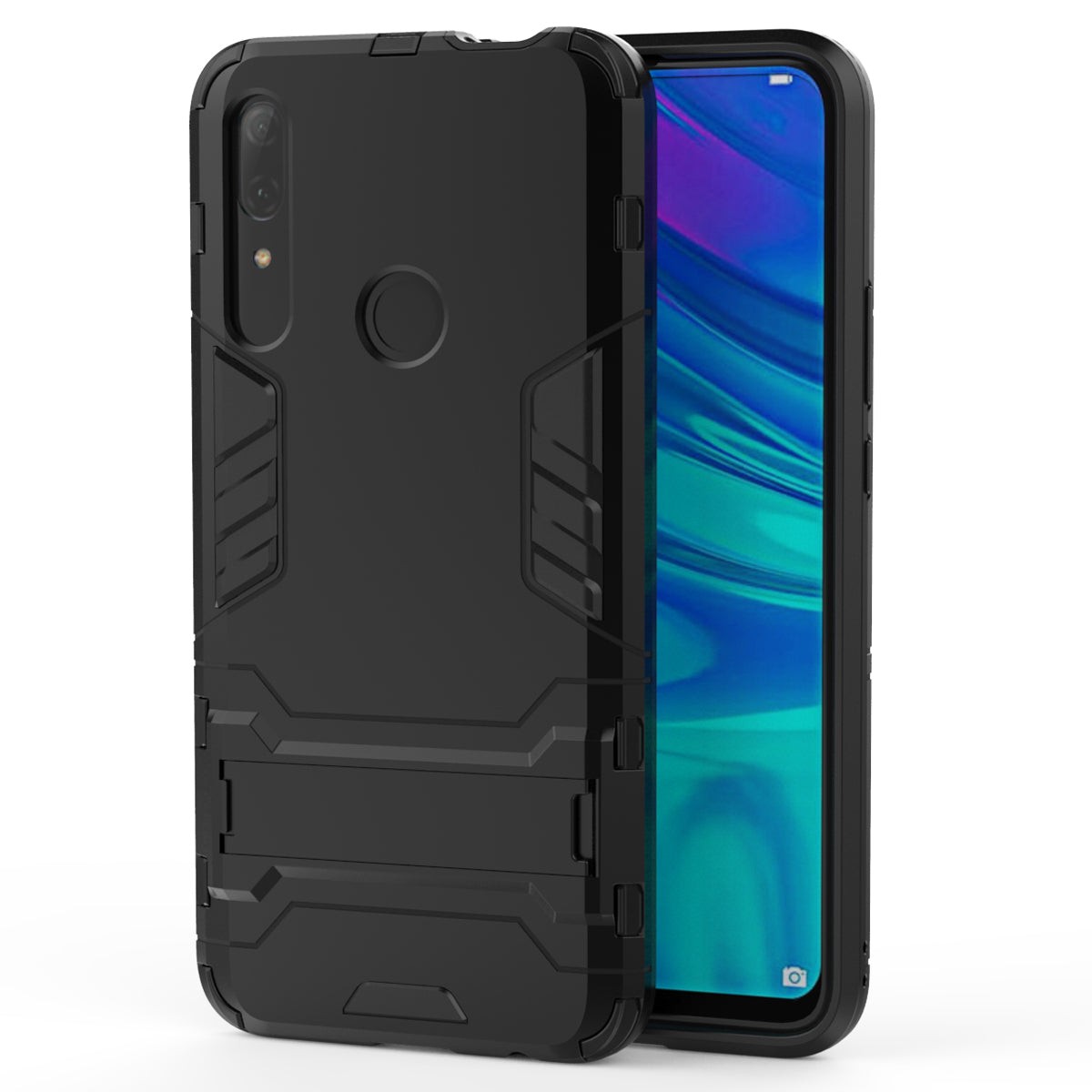 Guard PC + TPU Mobile Phone Covering Case with Kickstand for Huawei Honor 9X (Global)/P Smart Z / Y9 Prime 2019 / Enjoy 10 Plus