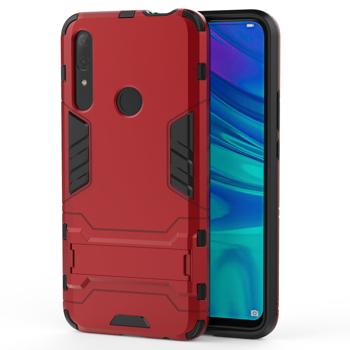 Guard PC + TPU Mobile Phone Covering Case with Kickstand for Huawei Honor 9X (Global)/P Smart Z / Y9 Prime 2019 / Enjoy 10 Plus