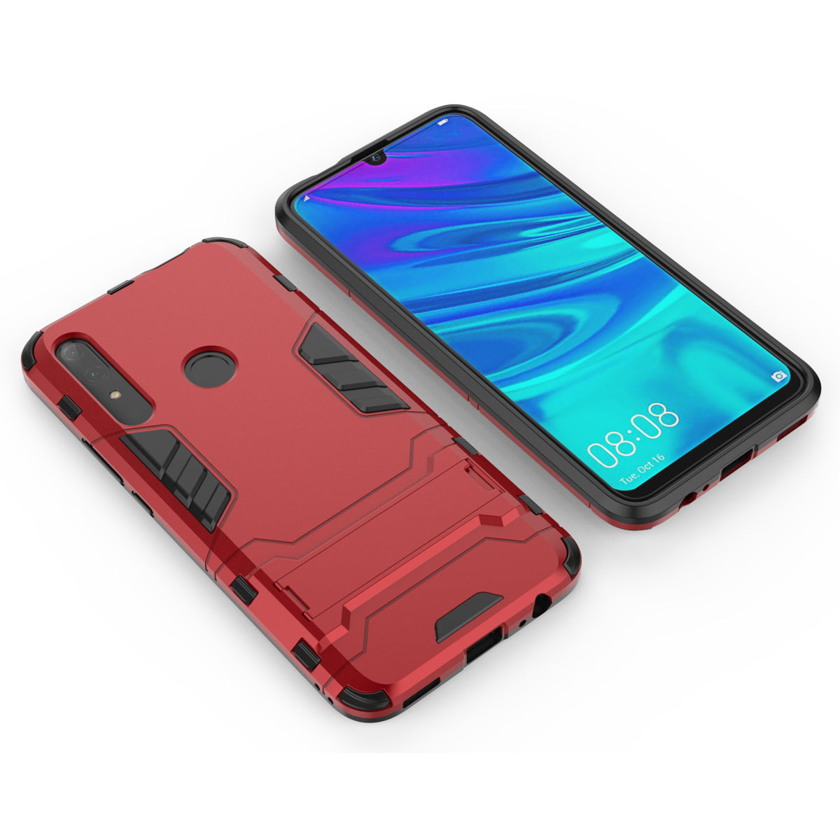 Guard PC + TPU Mobile Phone Covering Case with Kickstand for Huawei Honor 9X (Global)/P Smart Z / Y9 Prime 2019 / Enjoy 10 Plus