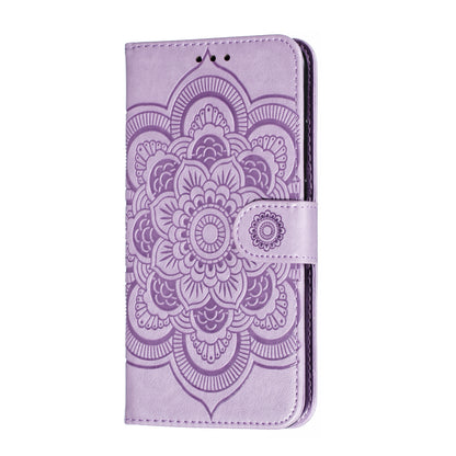 For Huawei P20 lite (2019) / nova 5i Imprint Mandala Flower Leather Wallet Shell