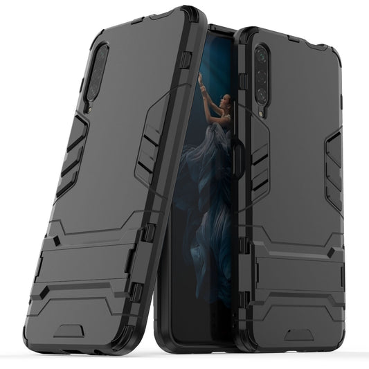 Plastic + TPU Hybrid Phone Case with Kickstand for Huawei Honor 9X Pro