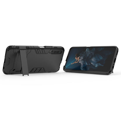 Plastic + TPU Hybrid Phone Case with Kickstand for Huawei Honor 9X Pro