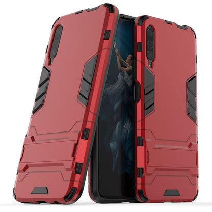 Plastic + TPU Hybrid Phone Case with Kickstand for Huawei Honor 9X Pro