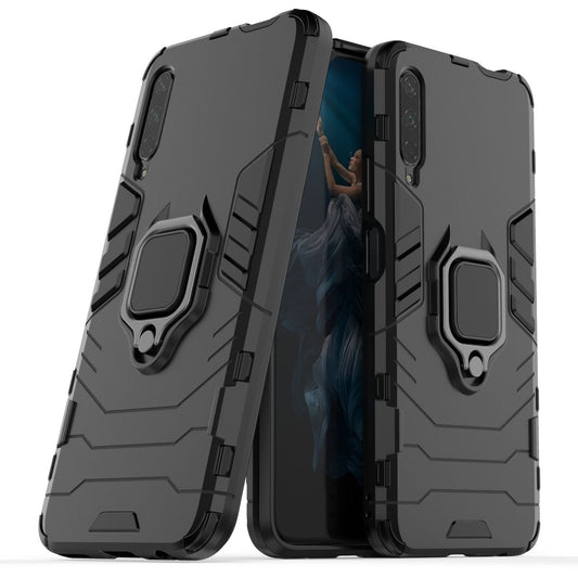 Cool Guard Finger Ring Kickstand PC + TPU Hybrid Protective Case for Huawei Honor 9X Pro