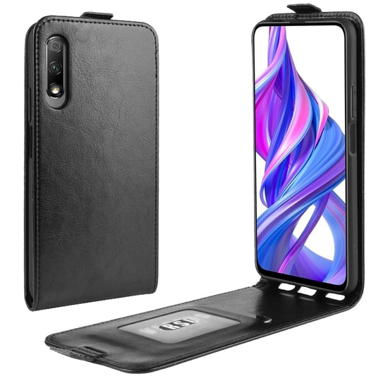 Crazy Horse Vertical Leather Case with Card Slot for Huawei Y9s/P smart Pro 2019/Honor 9X (For China)/9X Pro