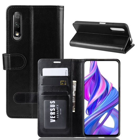 Crazy Horse Wallet Leather Wallet Stand Phone Case for Huawei Y9s/P smart Pro 2019/Honor 9X (For China)/9X Pro