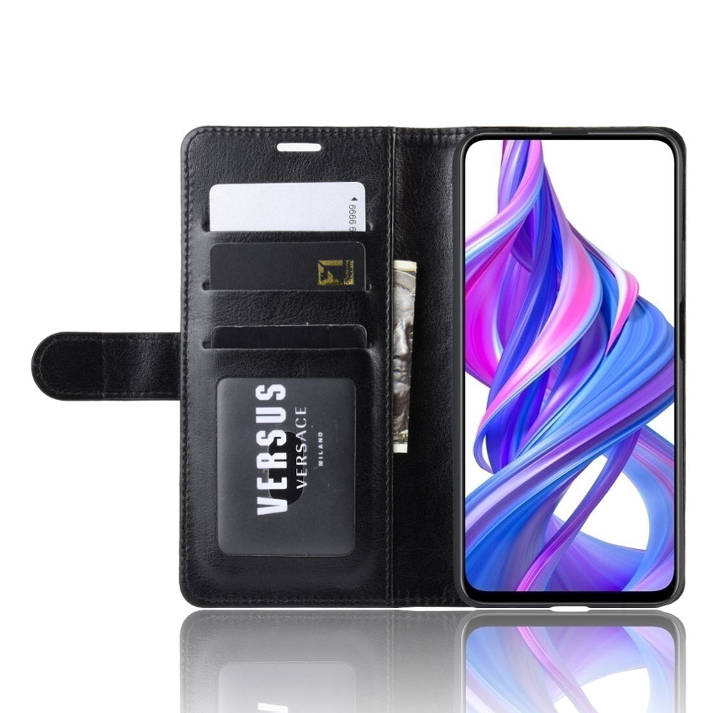 Crazy Horse Wallet Leather Wallet Stand Phone Case for Huawei Y9s/P smart Pro 2019/Honor 9X (For China)/9X Pro