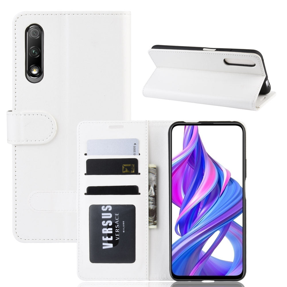 Crazy Horse Wallet Leather Wallet Stand Phone Case for Huawei Y9s/P smart Pro 2019/Honor 9X (For China)/9X Pro