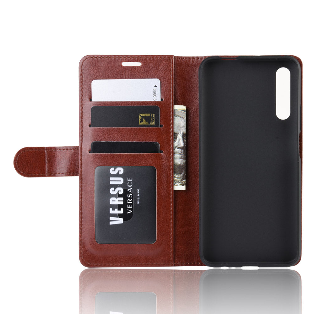 Crazy Horse Wallet Leather Wallet Stand Phone Case for Huawei Y9s/P smart Pro 2019/Honor 9X (For China)/9X Pro