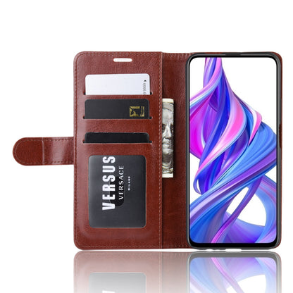 Crazy Horse Wallet Leather Wallet Stand Phone Case for Huawei Y9s/P smart Pro 2019/Honor 9X (For China)/9X Pro