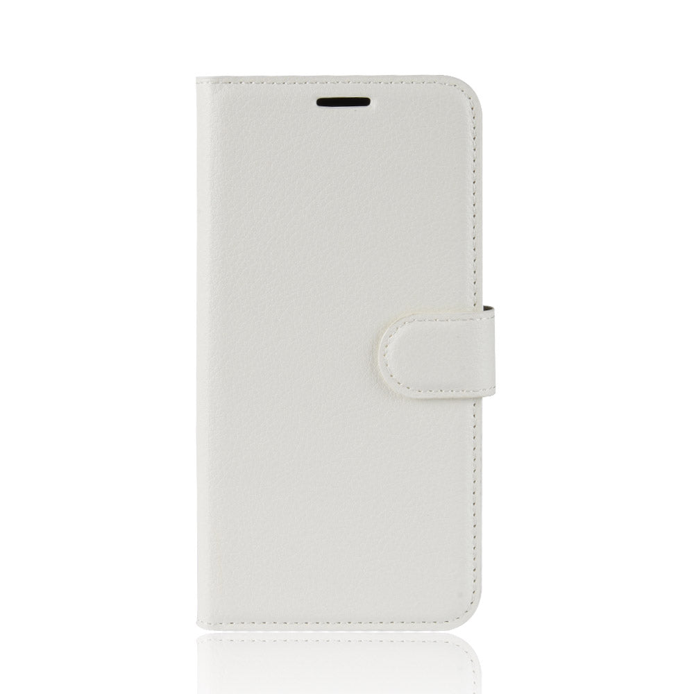Litchi Skin Leather Wallet Stand Case for Huawei Honor 9X (For China)