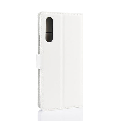 Litchi Skin Leather Wallet Stand Case for Huawei Honor 9X (For China)