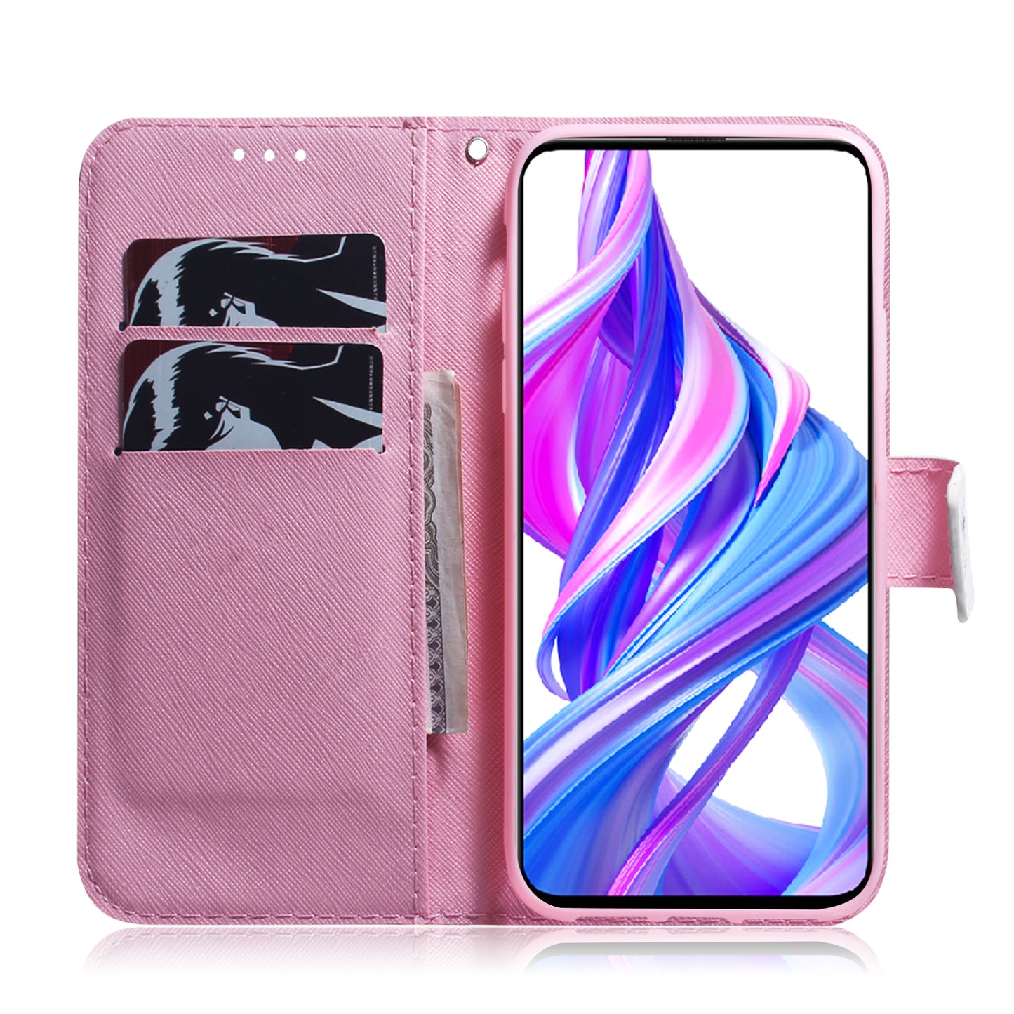Printing Skin Leather Phone Case for Huawei Y9s/P smart Pro 2019/Honor 9X (For China)/9X Pro