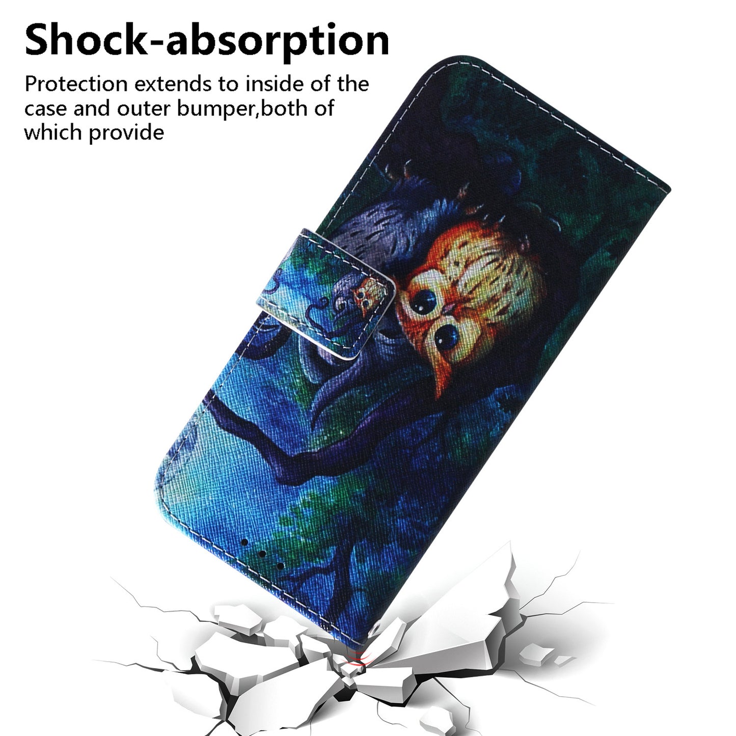 Printing Skin Leather Phone Case for Huawei Y9s/P smart Pro 2019/Honor 9X (For China)/9X Pro