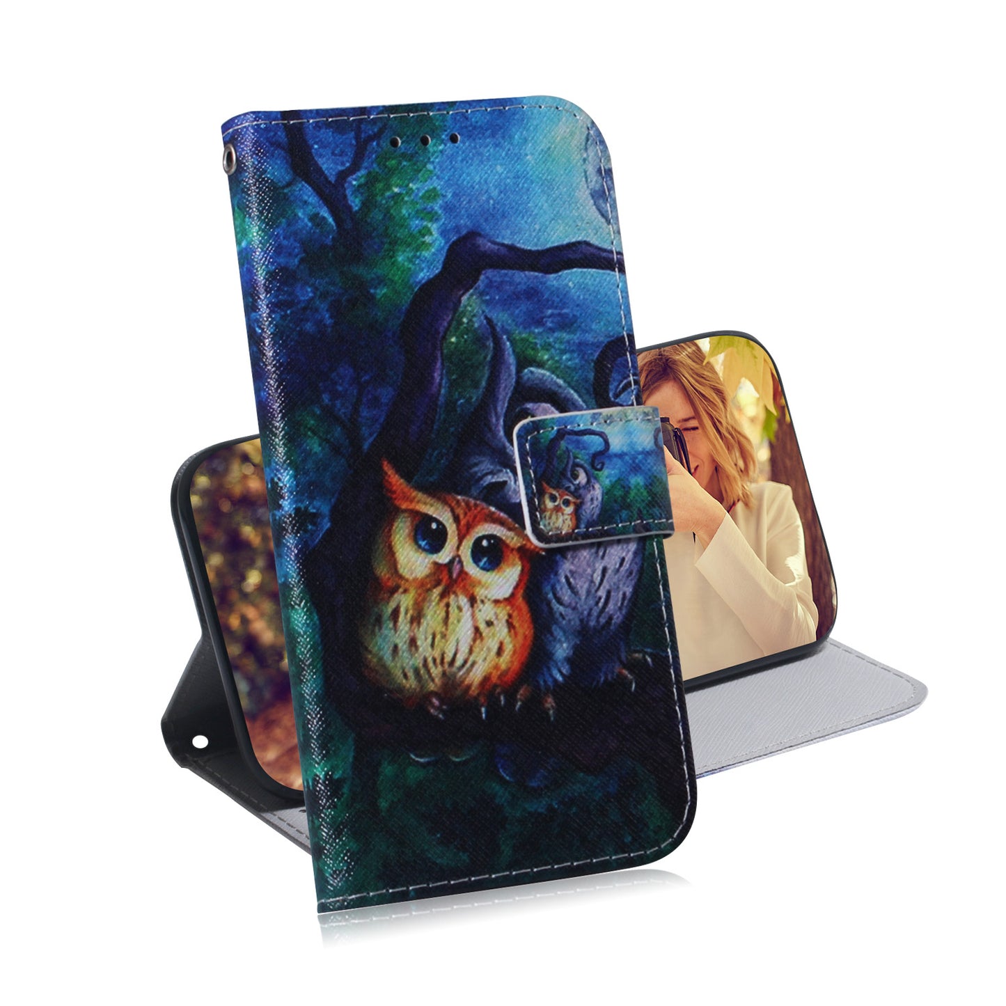 Printing Skin Leather Phone Case for Huawei Y9s/P smart Pro 2019/Honor 9X (For China)/9X Pro
