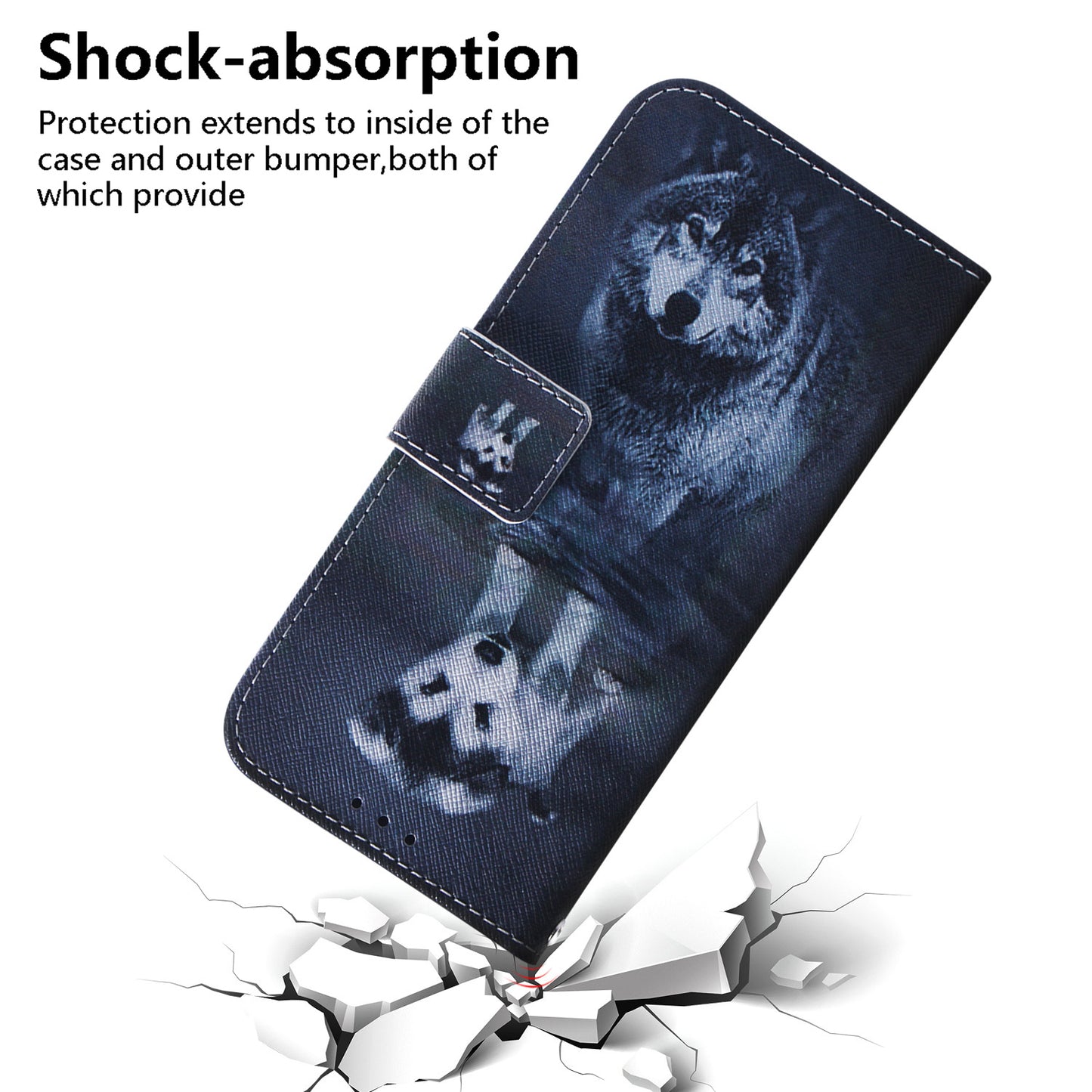 Printing Skin Leather Phone Case for Huawei Y9s/P smart Pro 2019/Honor 9X (For China)/9X Pro