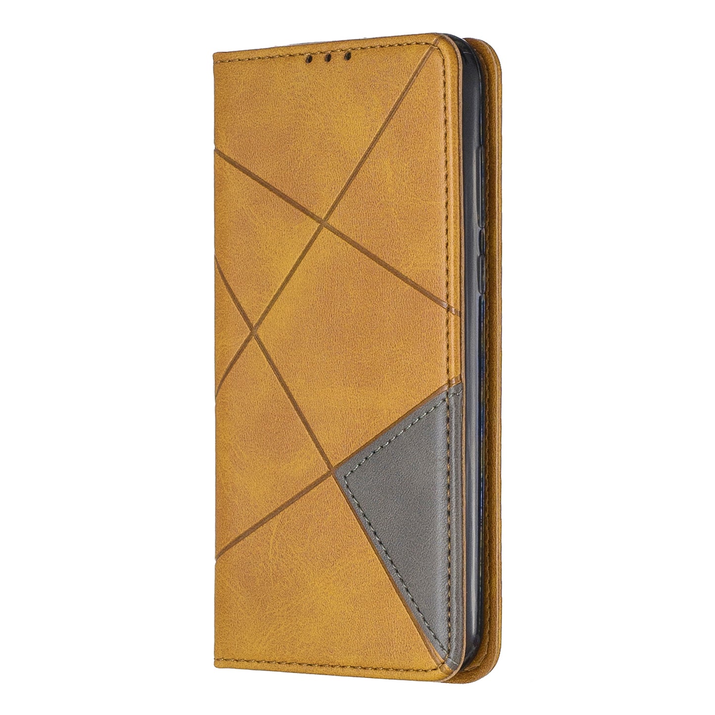 Geometric Pattern Leather Card Holder Case for Huawei Y5 (2019) / Honor 8S