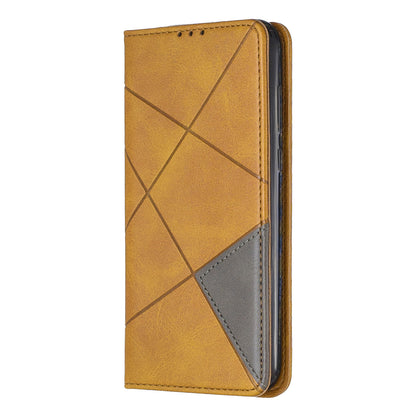 Geometric Pattern Leather Card Holder Case for Huawei Y5 (2019) / Honor 8S