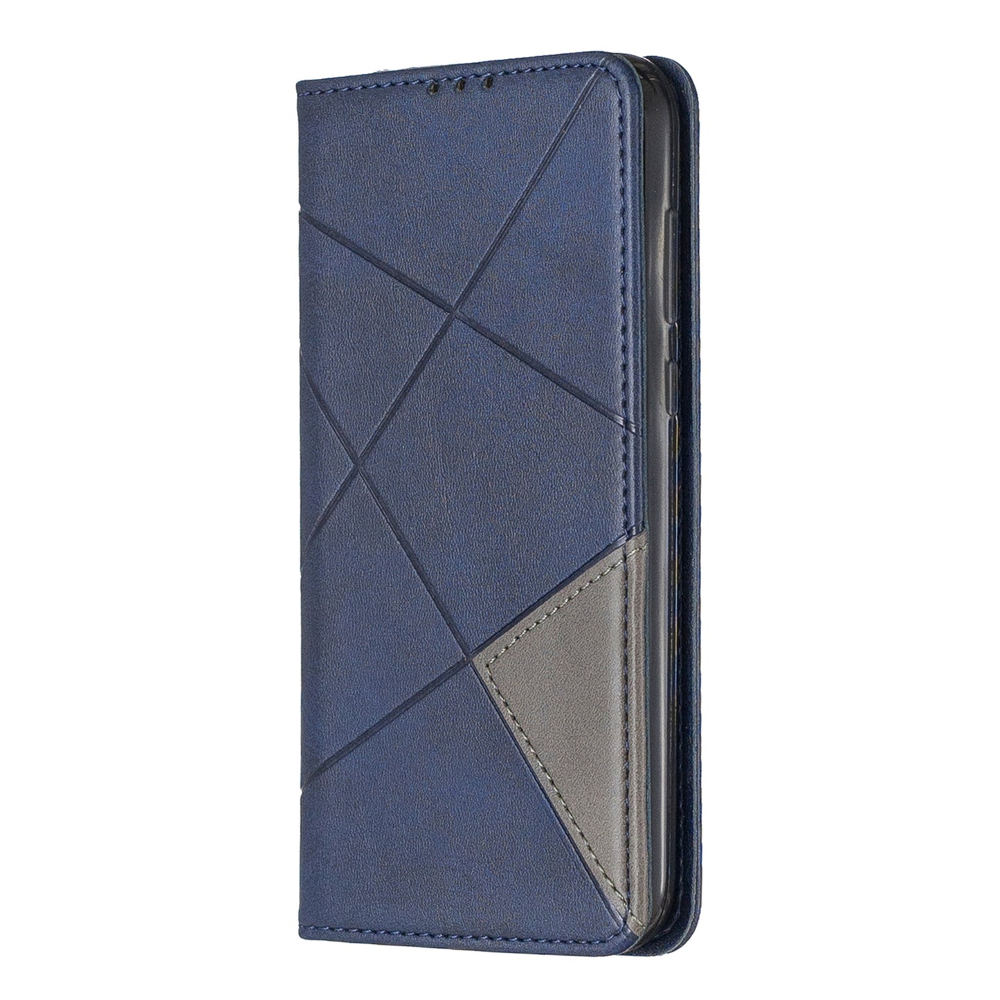 Geometric Pattern Leather Card Holder Case for Huawei Y5 (2019) / Honor 8S