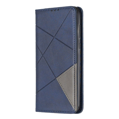 Geometric Pattern Leather Card Holder Case for Huawei Y5 (2019) / Honor 8S