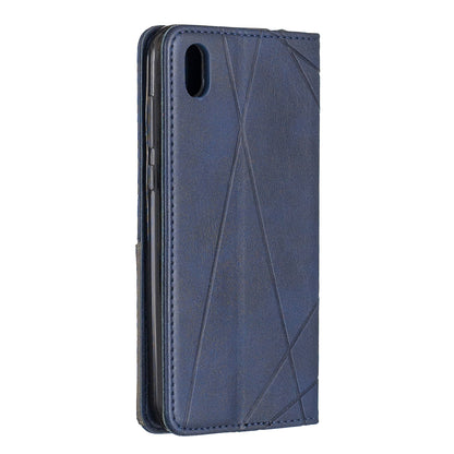 Geometric Pattern Leather Card Holder Case for Huawei Y5 (2019) / Honor 8S