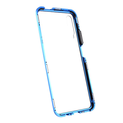 Magnetic Adsorption Metal + Tempered Glass Hybrid Case for Huawei Honor 9X (For China)