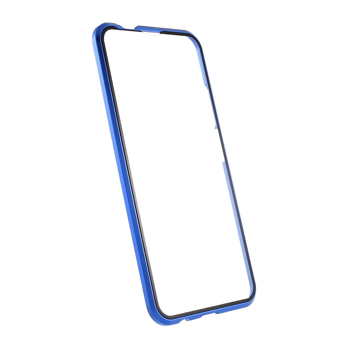 Magnetic Adsorption Metal + Tempered Glass Hybrid Case for Huawei Honor 9X (For China)