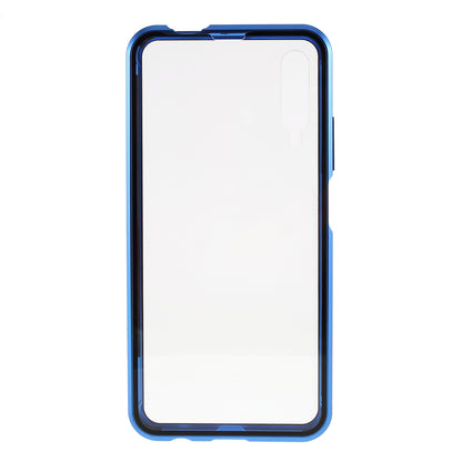 Magnetic Adsorption Metal + Tempered Glass Hybrid Case for Huawei Honor 9X (For China)