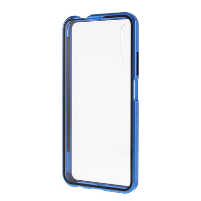 Magnetic Adsorption Metal + Tempered Glass Hybrid Case for Huawei Honor 9X (For China)