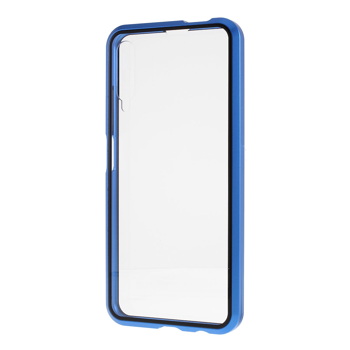 Magnetic Adsorption Metal + Tempered Glass Hybrid Case for Huawei Honor 9X (For China)