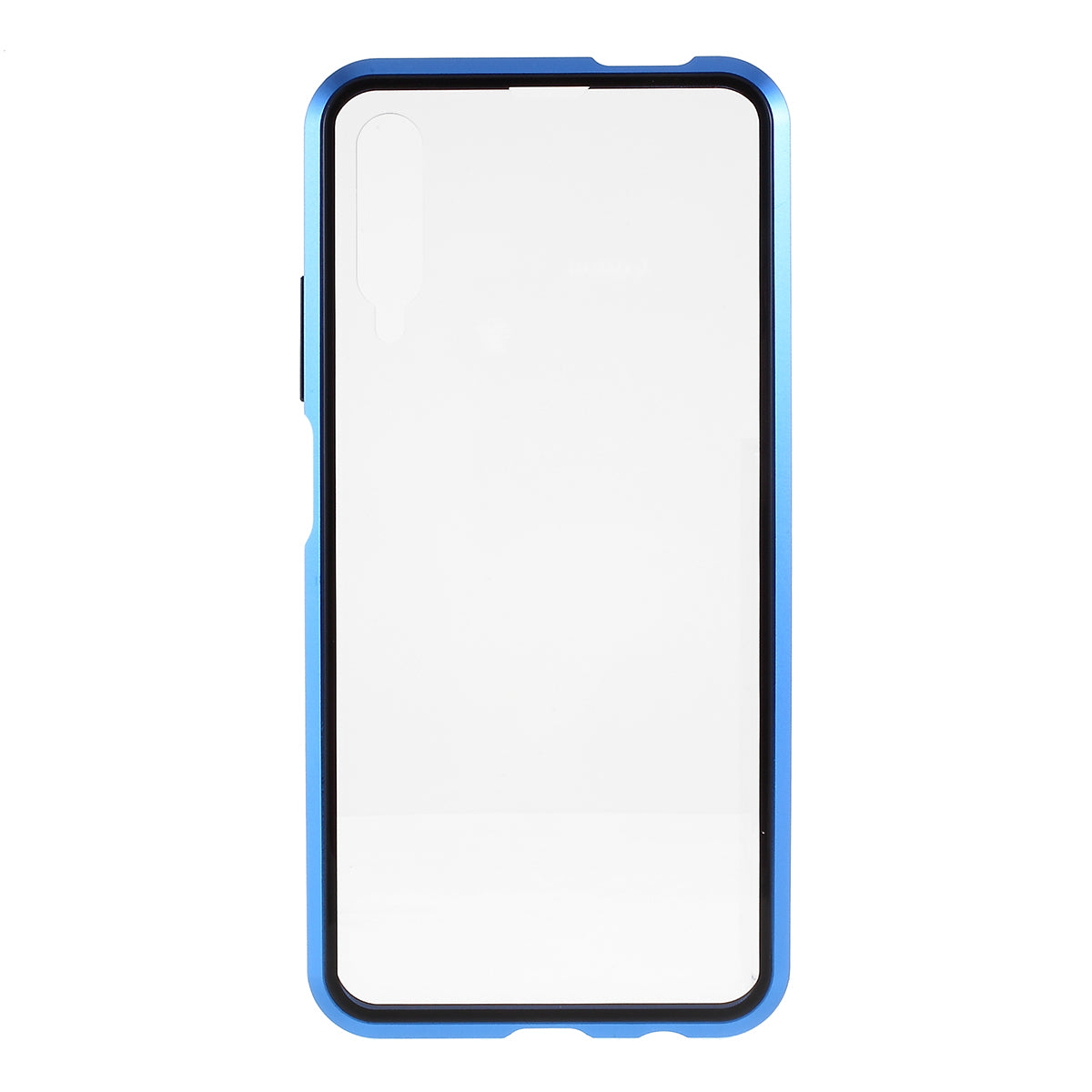 Magnetic Adsorption Metal + Tempered Glass Hybrid Case for Huawei Honor 9X (For China)