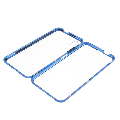 Magnetic Adsorption Metal + Tempered Glass Hybrid Case for Huawei Honor 9X (For China)